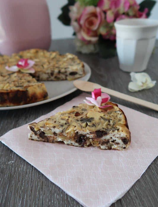 Gâteau léger pomme-choco