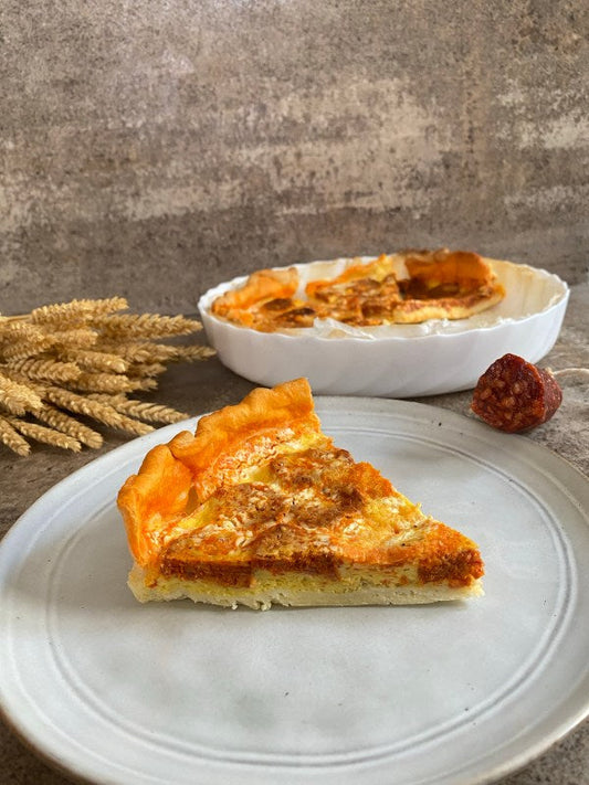 Quiche au chorizo