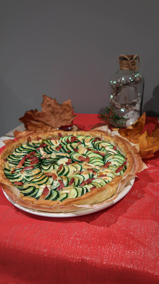 Tarte courgettes et chèvre
