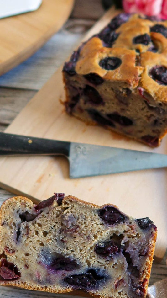 Bananabread Dattes et Myrtilles