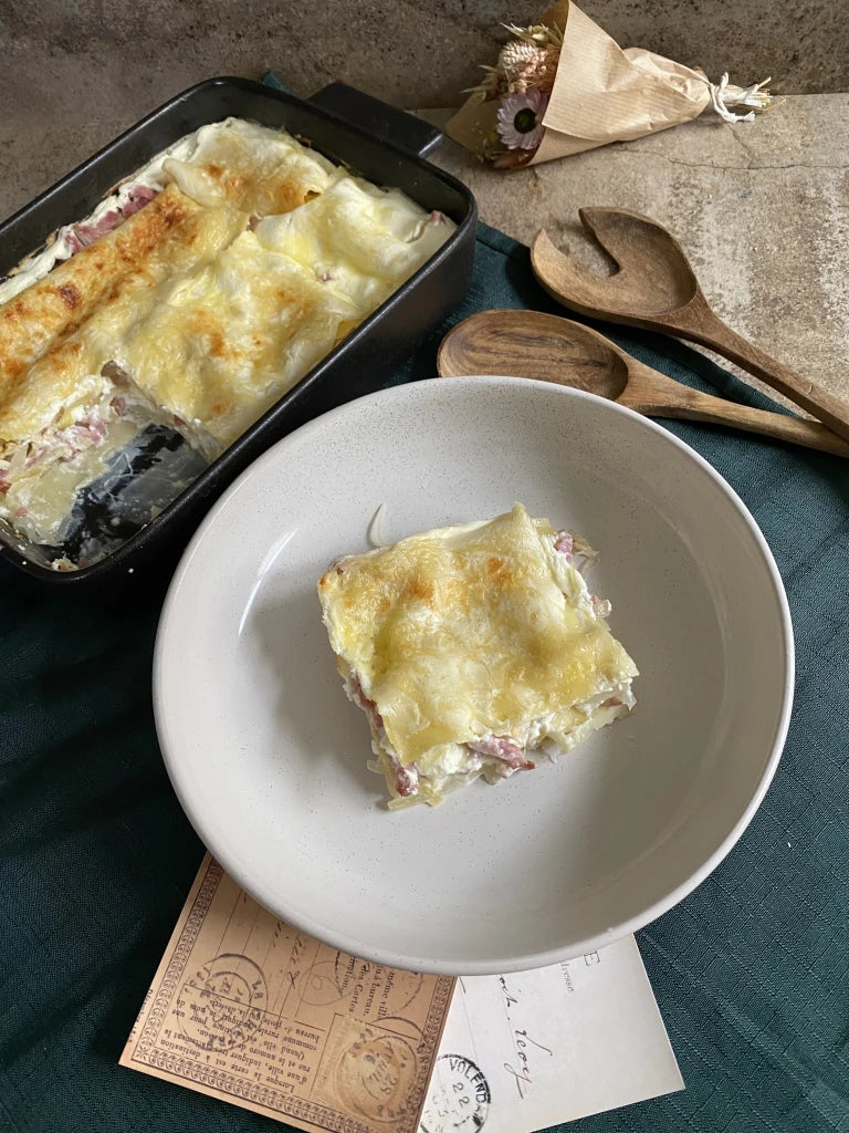 Lasagnes carbonara