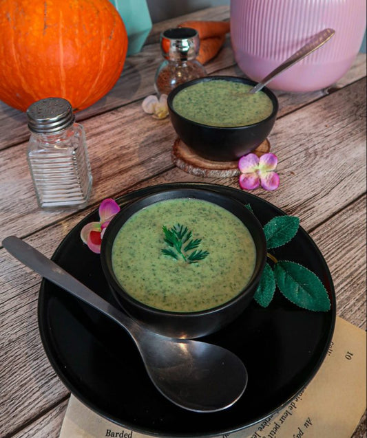 Soupe fanes de carottes