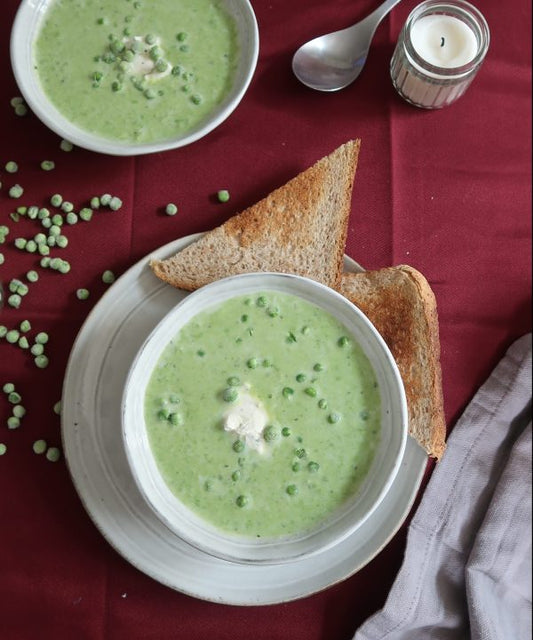 Velouté au petits pois