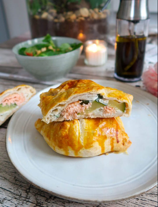 Chaussons Chèvre-Miel-Saumon
