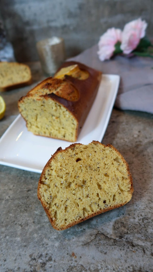 Cake citron-chia