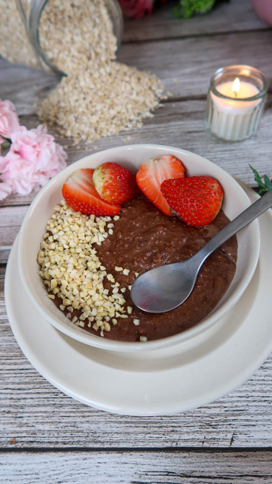 Porridge choco-banane