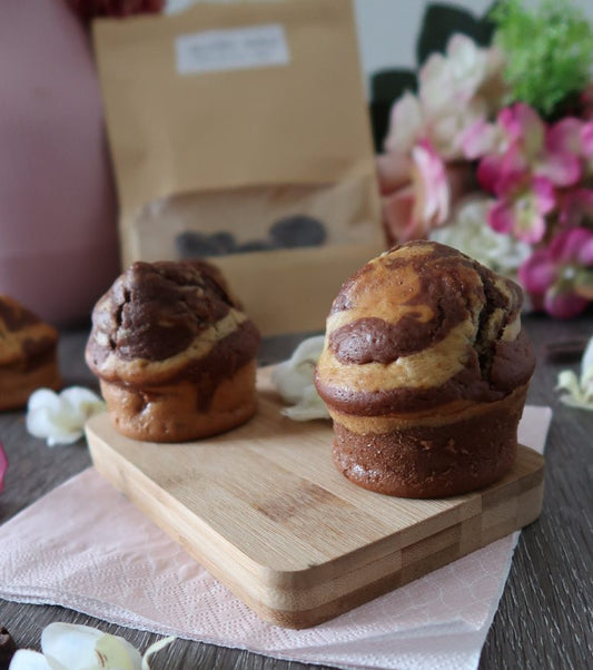 Muffins marbrés
