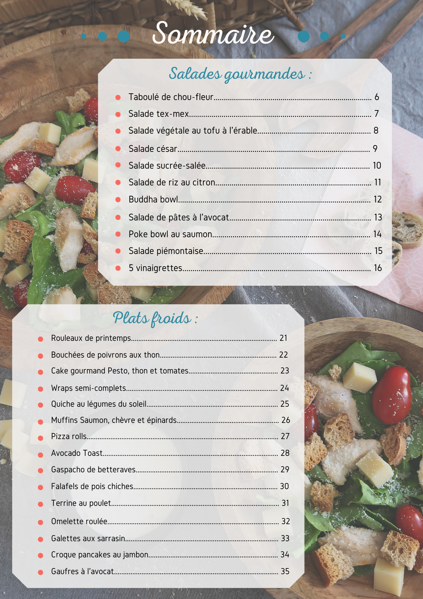 Ebook "50 recettes d'été faciles à emporter"