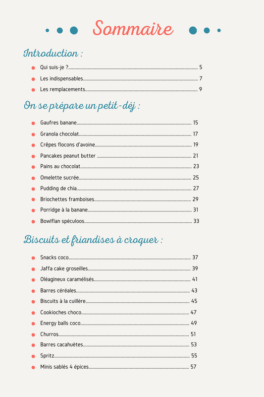 Ebook "50 recettes sucrées simples et saines"