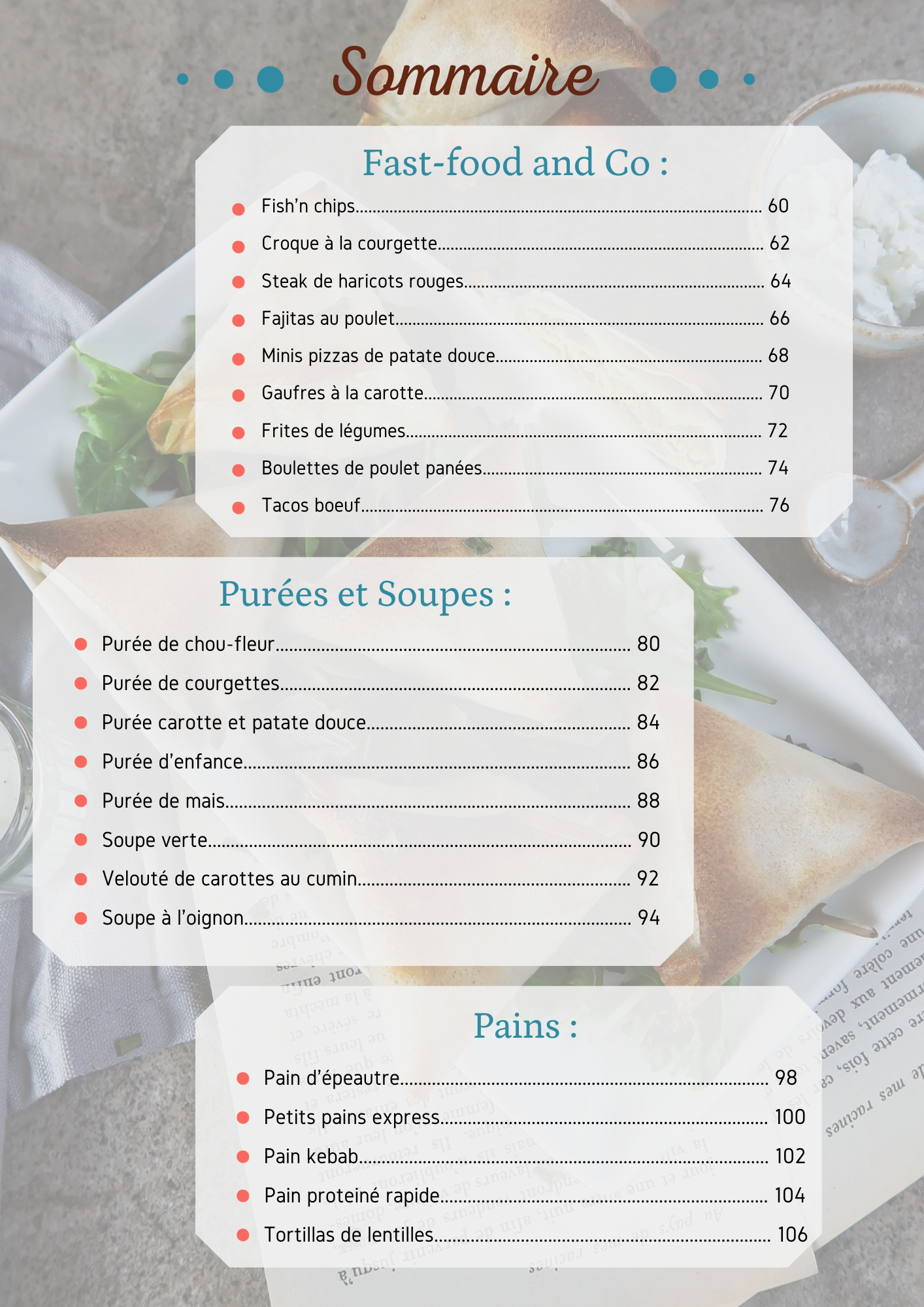 Ebook "50 recettes salées simples et saines"