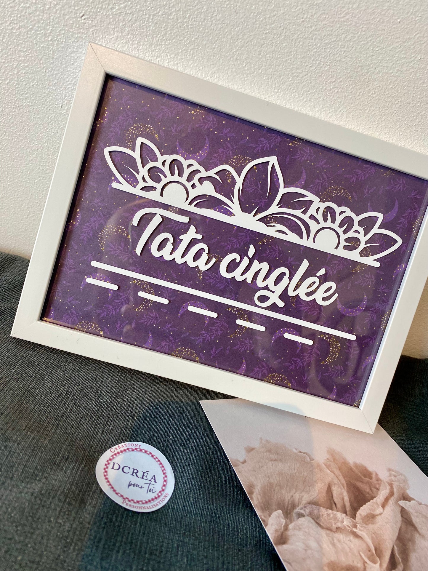 «Tata cinglée» 13x18cm
