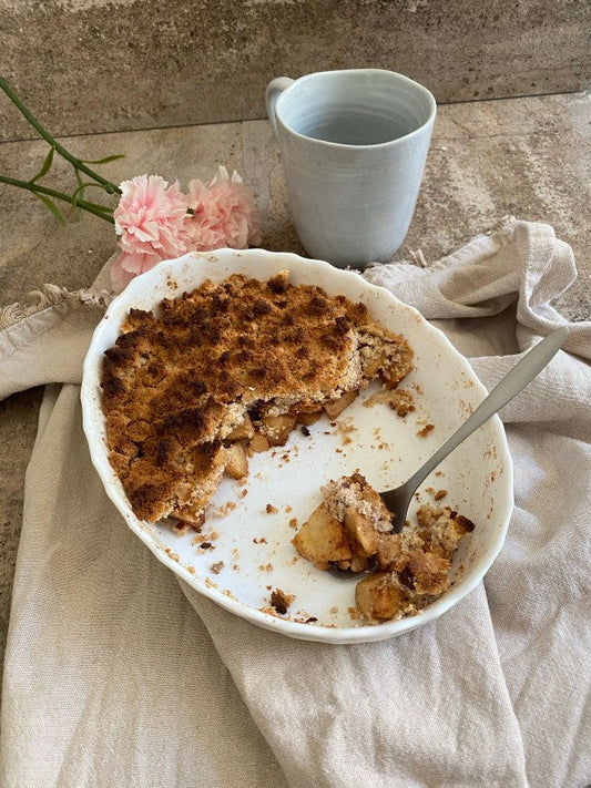 Crumble pomme-cannelle