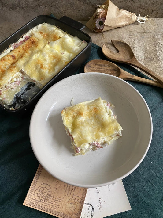 Lasagnes carbonara