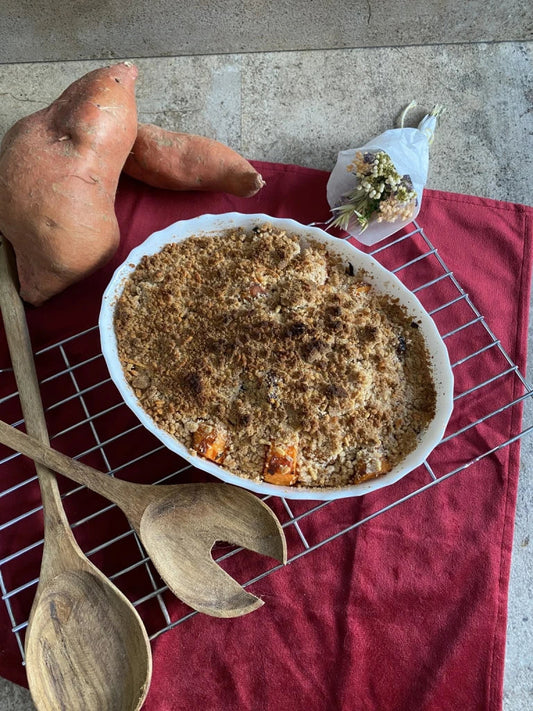 Crumble de patates douces
