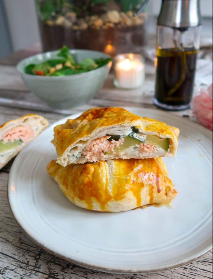 Chaussons Chèvre-Miel-Saumon