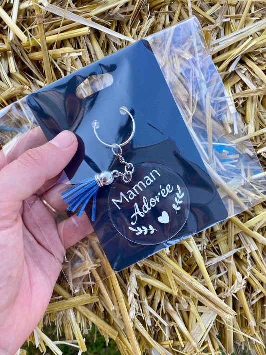 Porte-clés «Maman adorée »