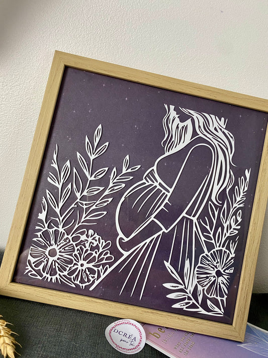 « Maternité étoilée » 20x20cm