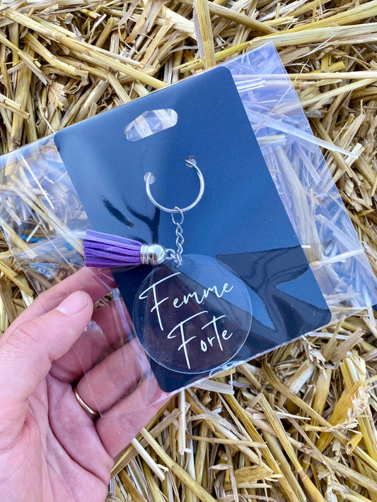 Porte-clés «Femme forte»