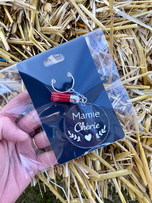 Porte-clés «Mamie Chérie»