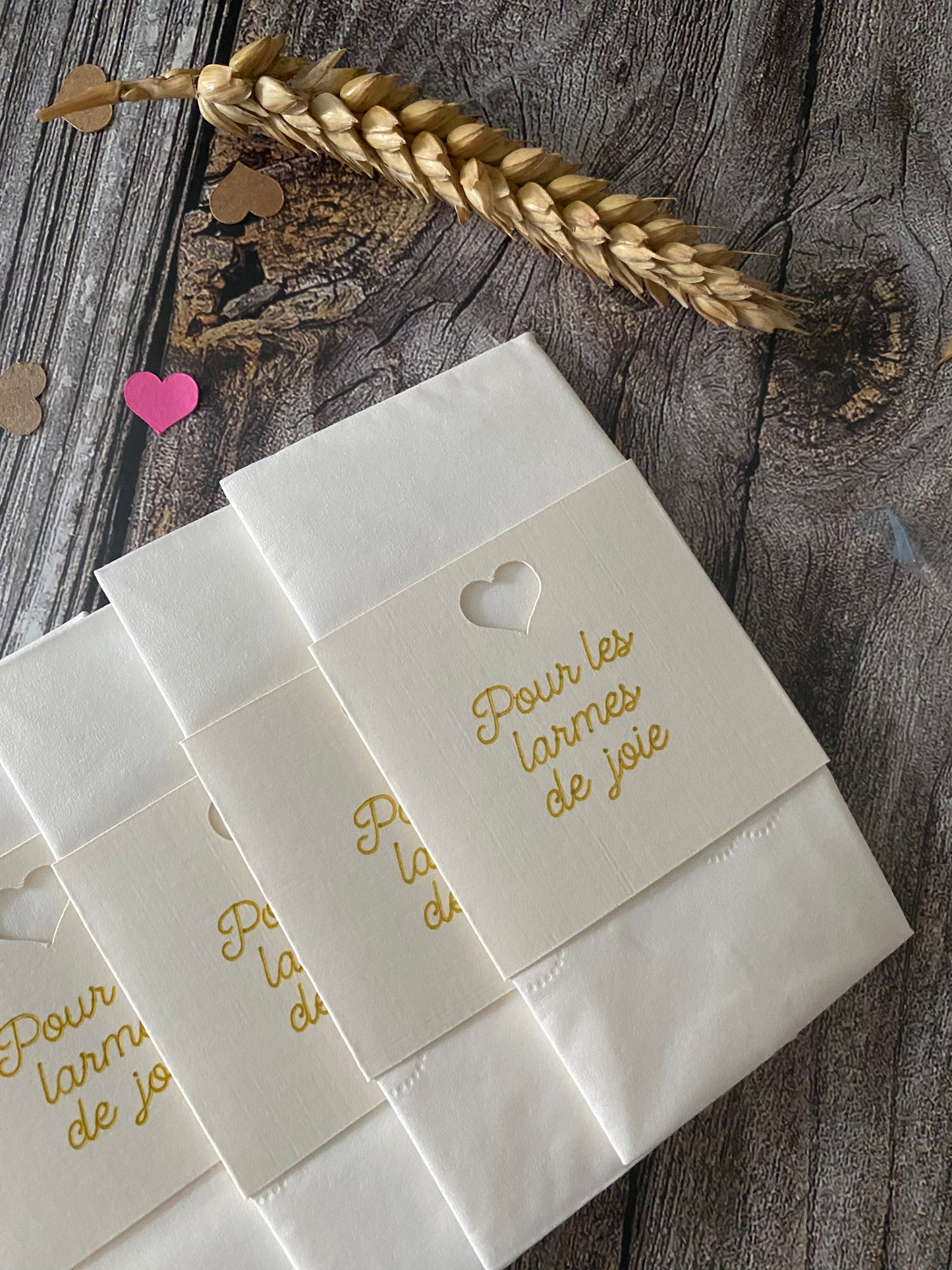 Pochettes Crème + Mouchoirs « Larme de joie » (Copie)
