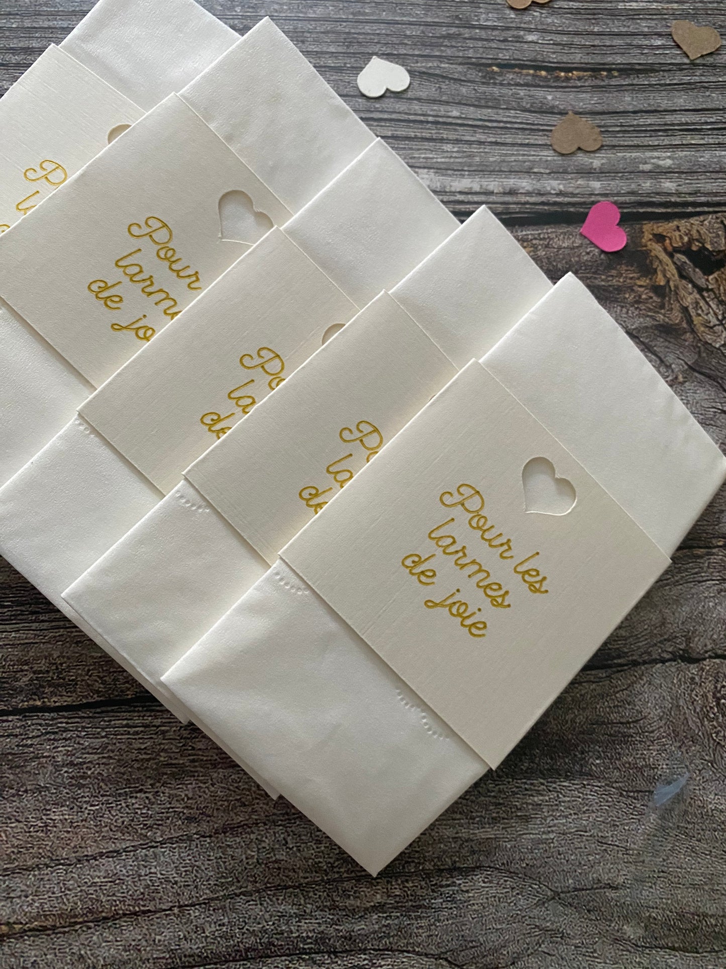 Pochettes Crème + Mouchoirs « Larme de joie » (Copie)