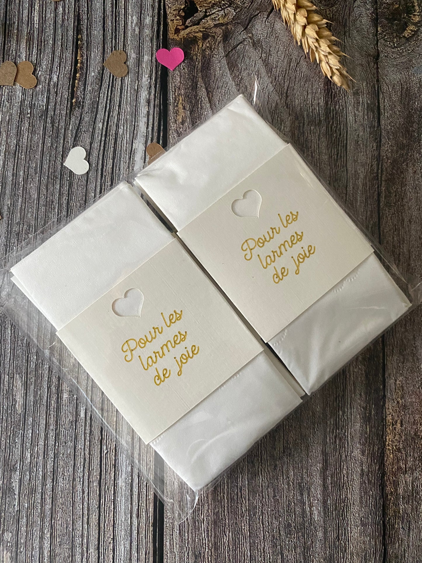 Pochettes Crème + Mouchoirs « Larme de joie » (Copie)
