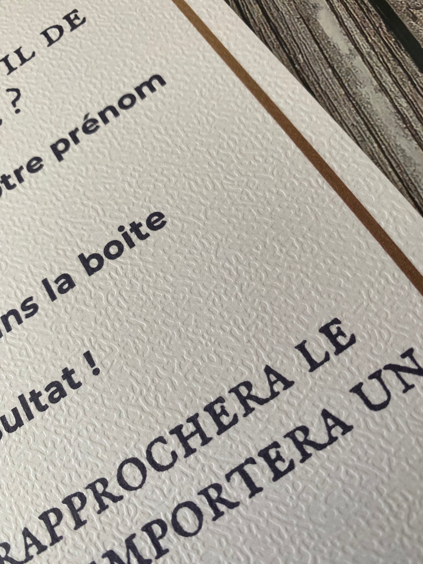 Tombola des Mariées - Thème sauge et chic